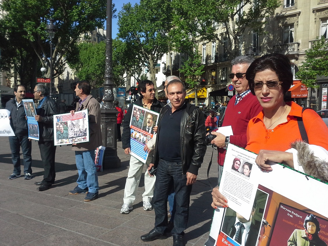 پشتیبانی جداشدگان در البانی از محاکمه مهدی ابریشمچی در پاریس