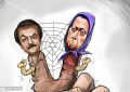 آویزان شدن ویروس ها از یک ویروس آویزان شدن ویروس ها از یک ویروس