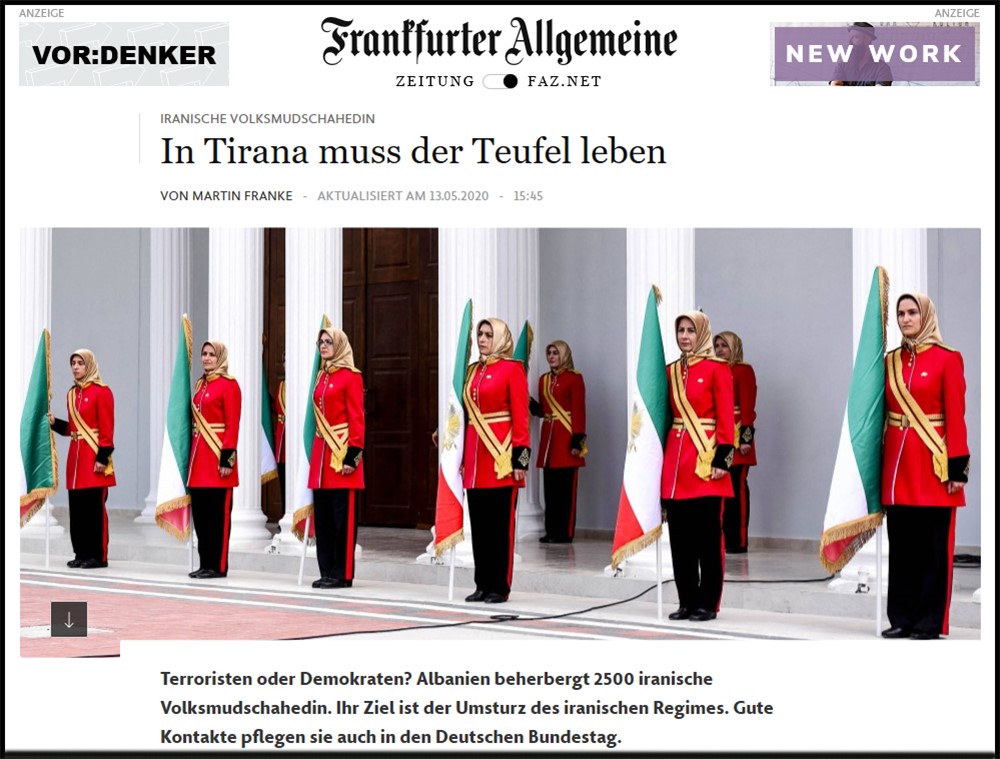 روزنامه آلمانی «فرانکفورتر الگماین» منتشر کرد: شیطان در تیرانا زندگی می‌کند