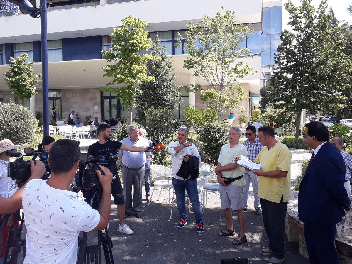 تکمیل پیروزی های رها یافتگان از دام رجوی با یک کنفرانس خبری در تیرانا: افشاگری در قلب آلبانی