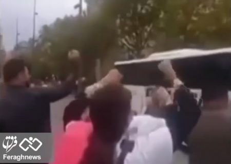 ایرانیان خارج از کشور، مزدوران کرایه‌ای مریم قجر را فراری دادند : «مرگ بر ستمگر، چه مسعود چه مریم»+ فیلم