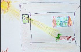 تصویرسازی زیبای یک دختر ۸ ساله از اسارتگاه رجوی و امید برای نجات اسیران آن