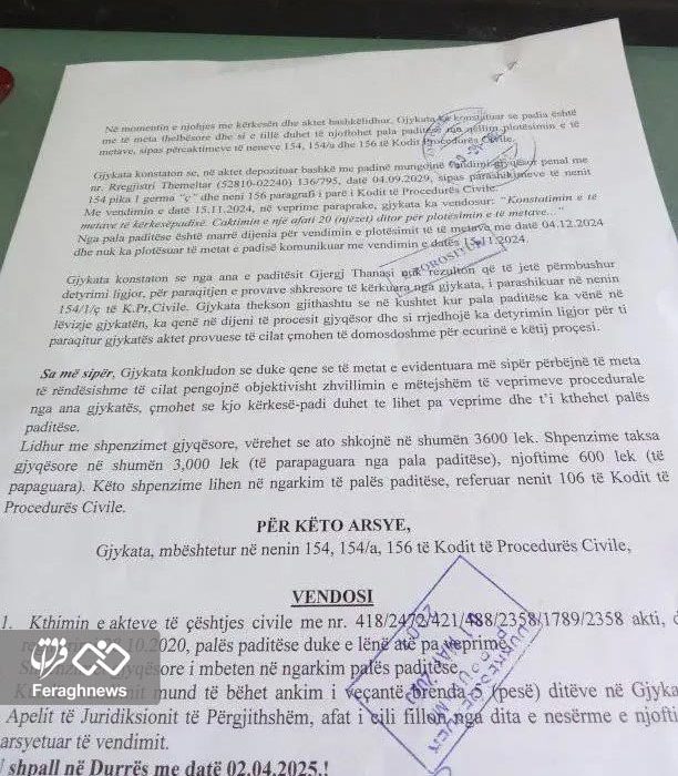 نبرد روزنامه‌نگار آلبانیایی با بهزاد صفاری، نماینده تروریست‌های «مانز» / جنگ ادامه دارد