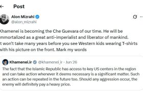 رهبر ایران به عنوان رهایی‌بخش بشریت، جاودانه خواهد شد