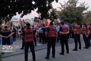 راهپیمایی حامیان غزه در تیرانا با دخالت پلیس ناتمام ماند