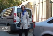 پرسه‌زنی ۲ زن مجاهدین در محل نگهداری اجسادِ بیمارستان دورس