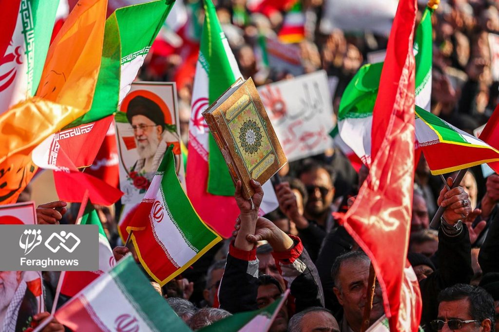 حماسه حضور ملی / ملت ایران از تروریسم آمریکایی- صهیونی عبور کردند 7 iran esfahan